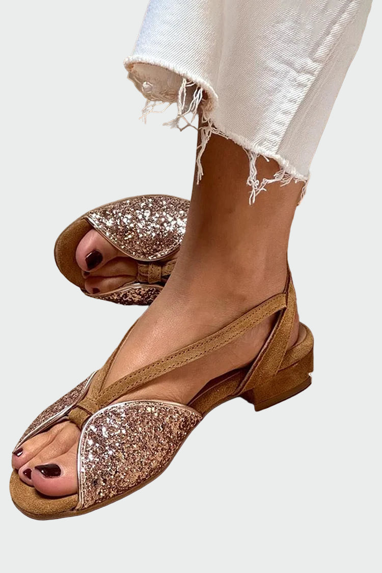 Lucretia | Glitter Sandaler