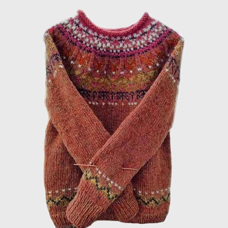 Strikket Turtleneck i Retro Inspiration