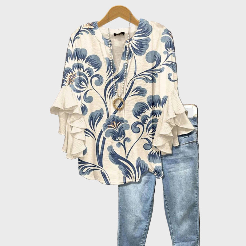 Bluse med elegance og grace