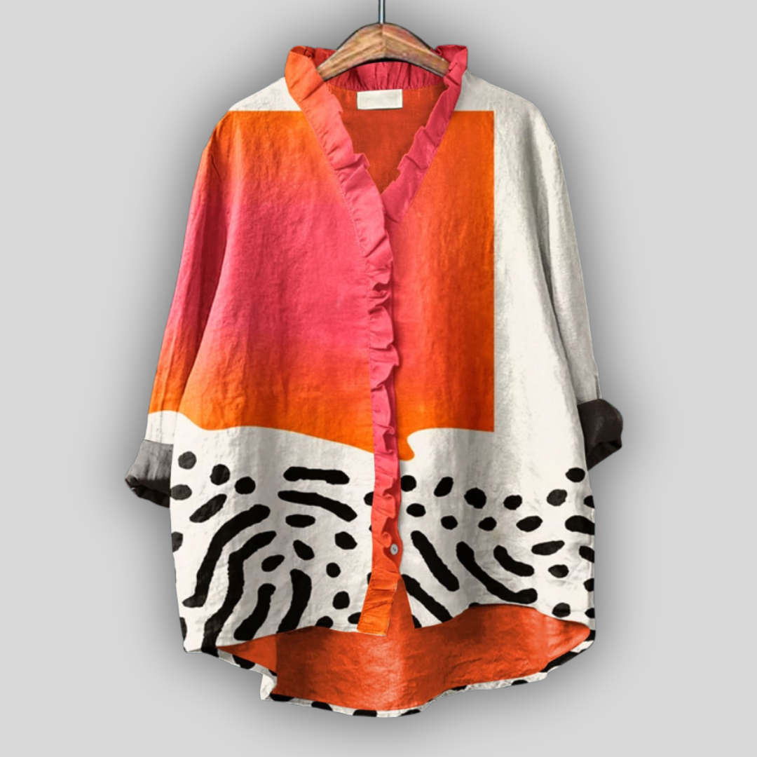 Linned Bluse Livlig Harmoni