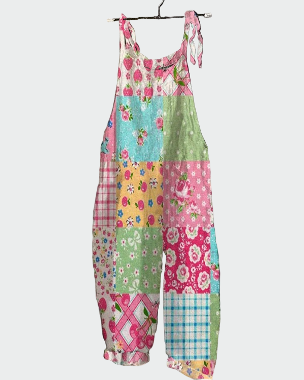 Boheme jumpsuit med blomsterprint – Uformelt stil og komfort hele dagen