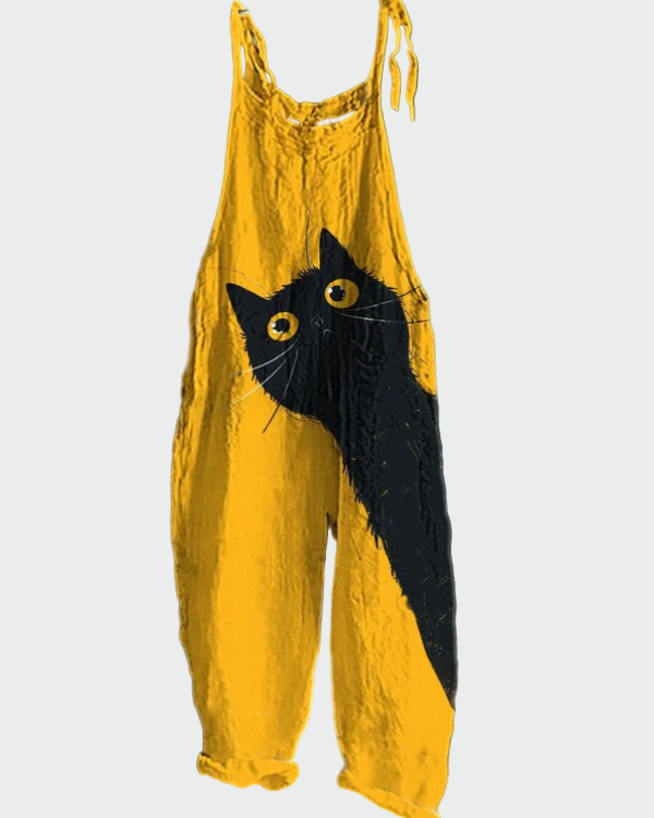 Retro kvindelig jumpsuit