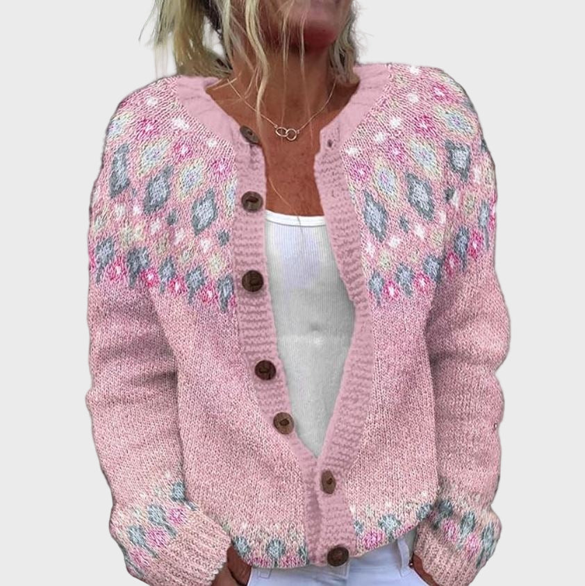 Strikket Vest med Mønster