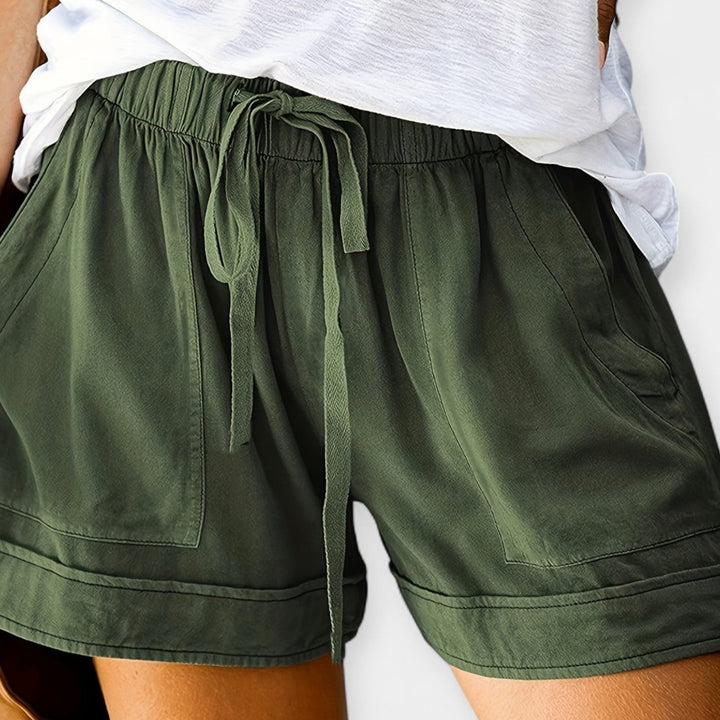 Shorts med lige ben