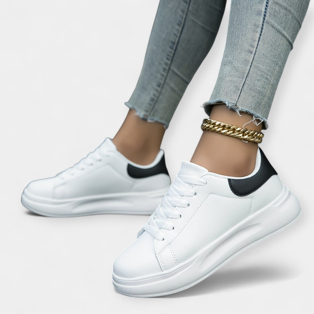Hvide Læder Sneakers