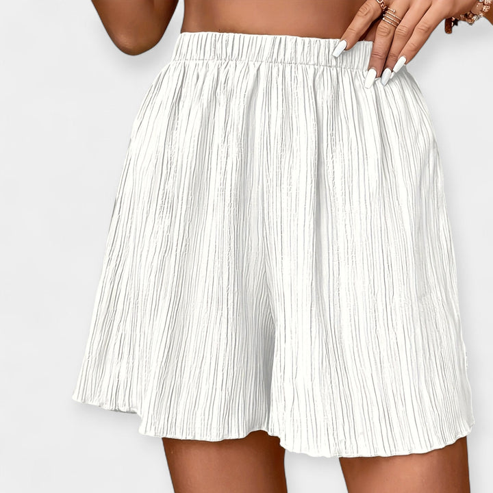 Stilfulde Shorts med Plisseringer