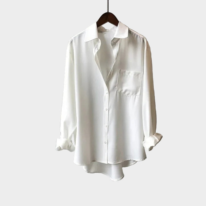 Skjorte med Elegant Snit og Moderne Detalje