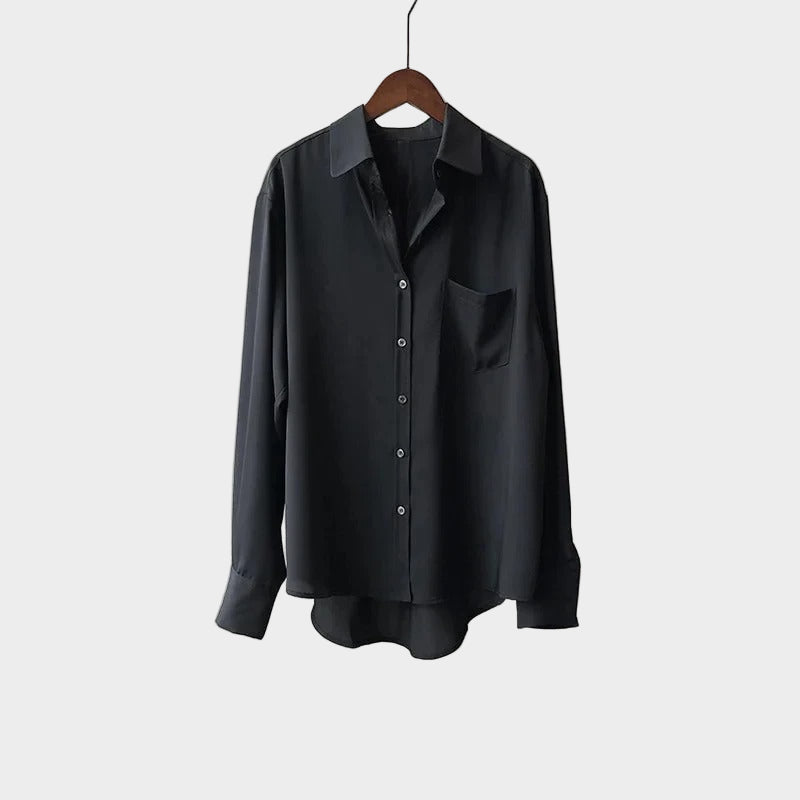 Skjorte med Elegant Snit og Moderne Detalje
