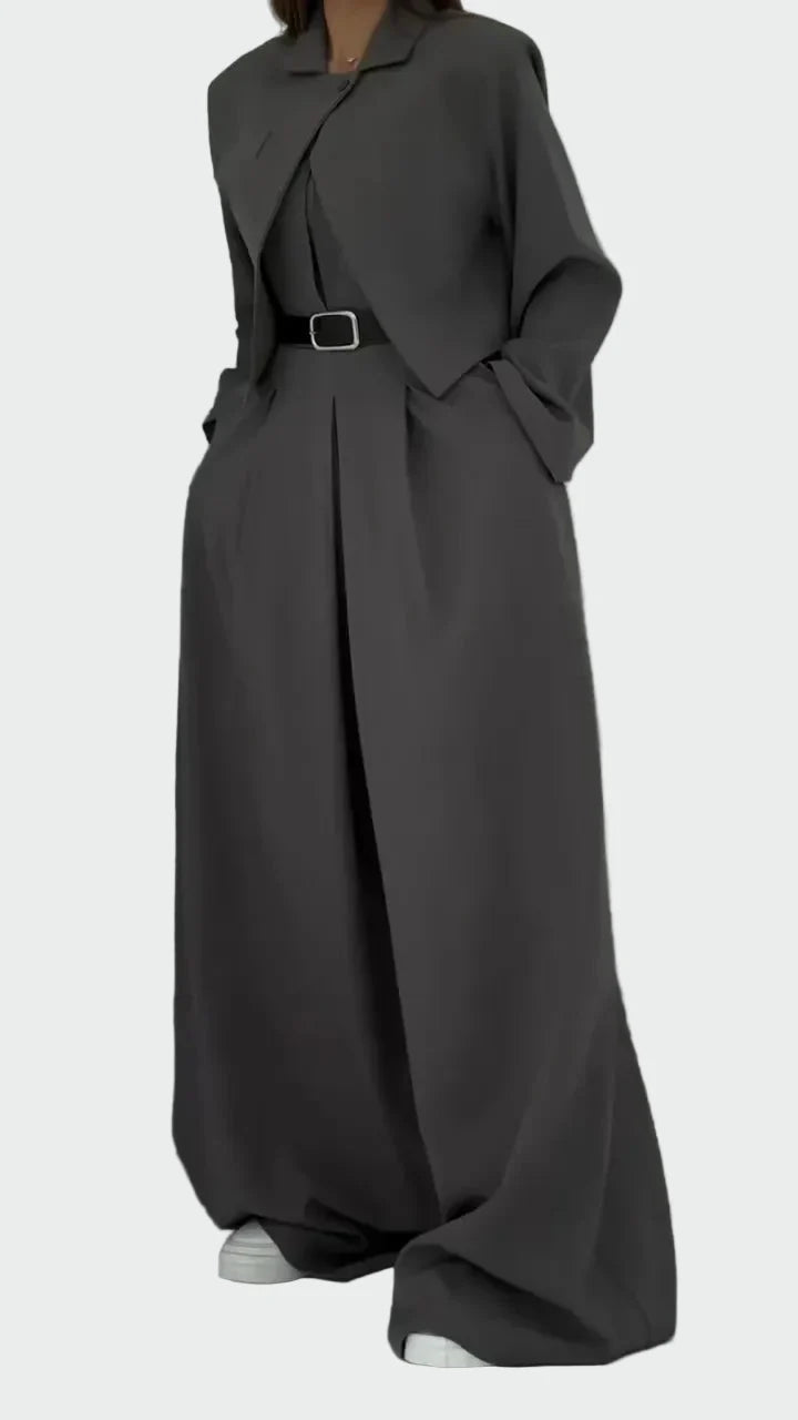 Sæt Bustier og Jakke Stil Elegant & Moderne