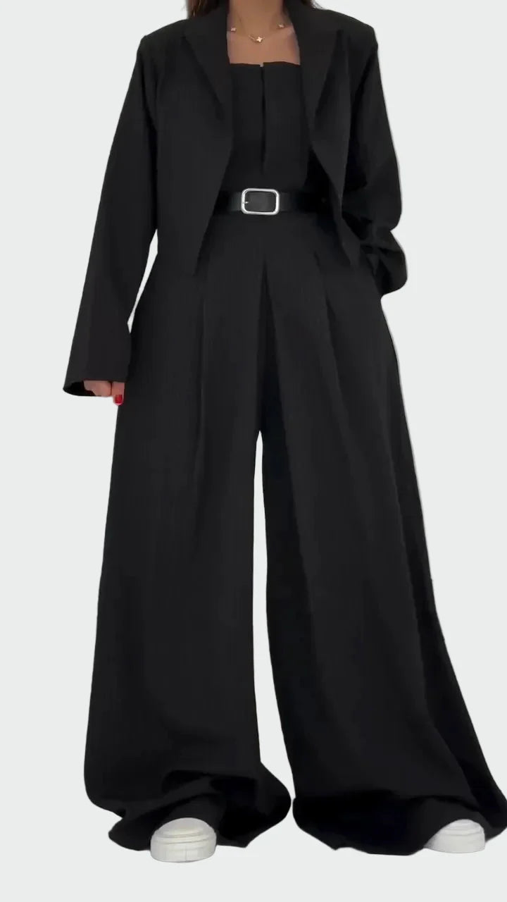 Sæt Bustier og Jakke Stil Elegant & Moderne