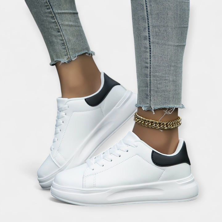 Hvide Læder Sneakers