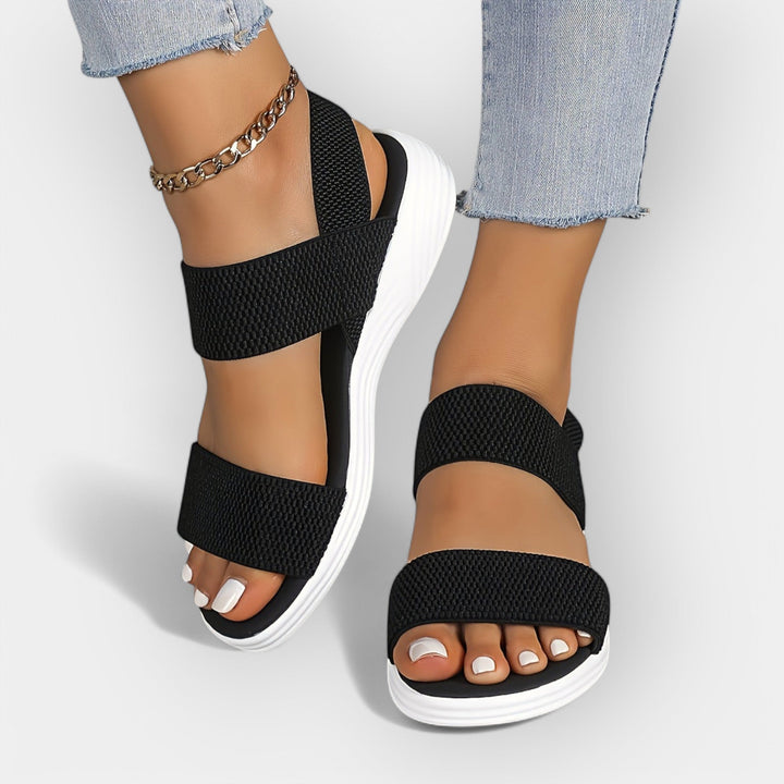 Komfortable Elastiske Sandaler