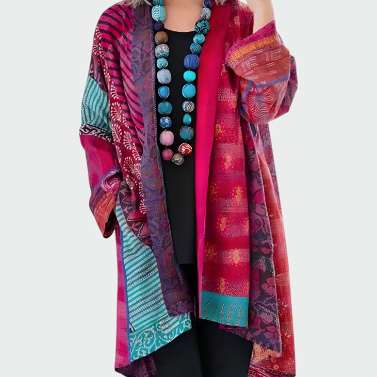 Alma – Elegant strikket cardigan med tidløse, maveflatterende lag