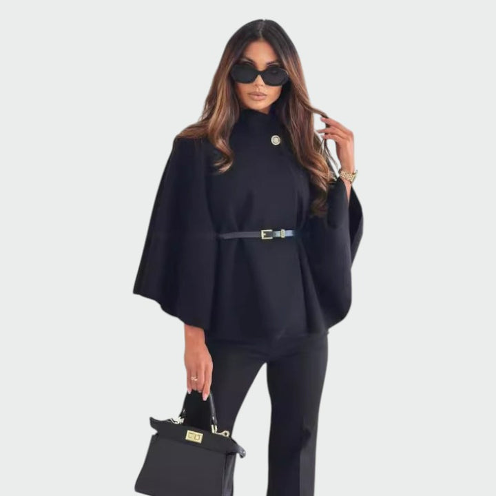 Alma – Elegant sommerfuglejakke med bælte