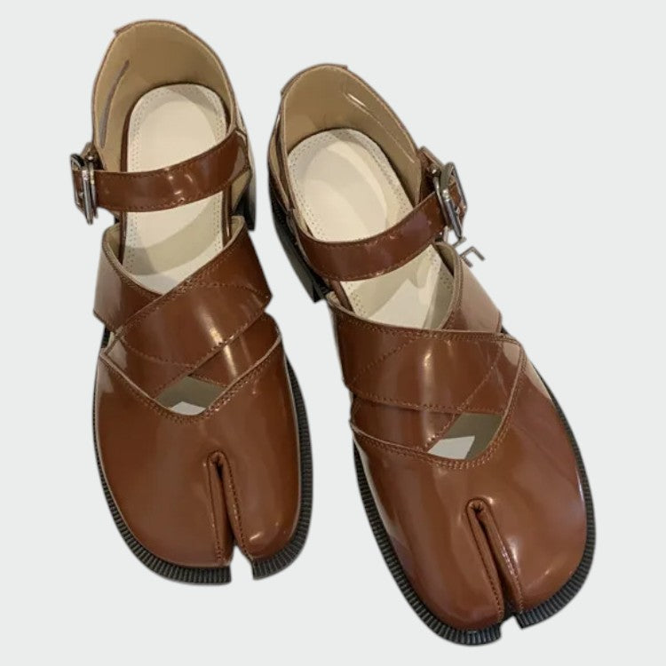 Olivia - Tabi Strap Mary Jane Sko