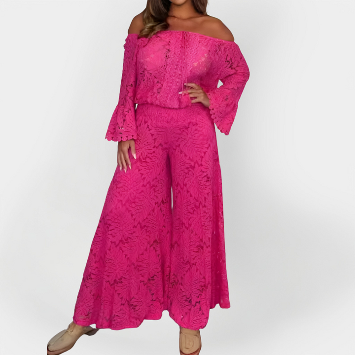 Heldragt med Off-Shoulder og Blonde
