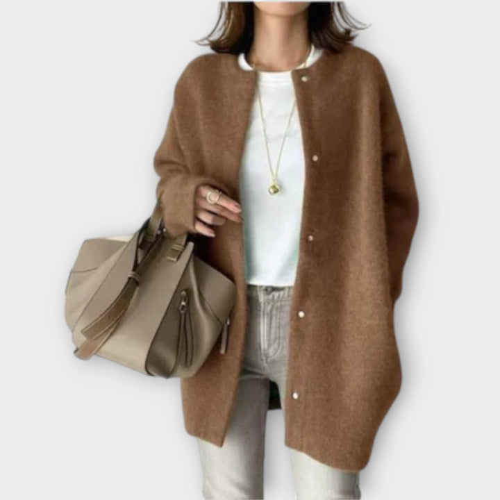 Lilly - Elegant Strikket Cardigan 