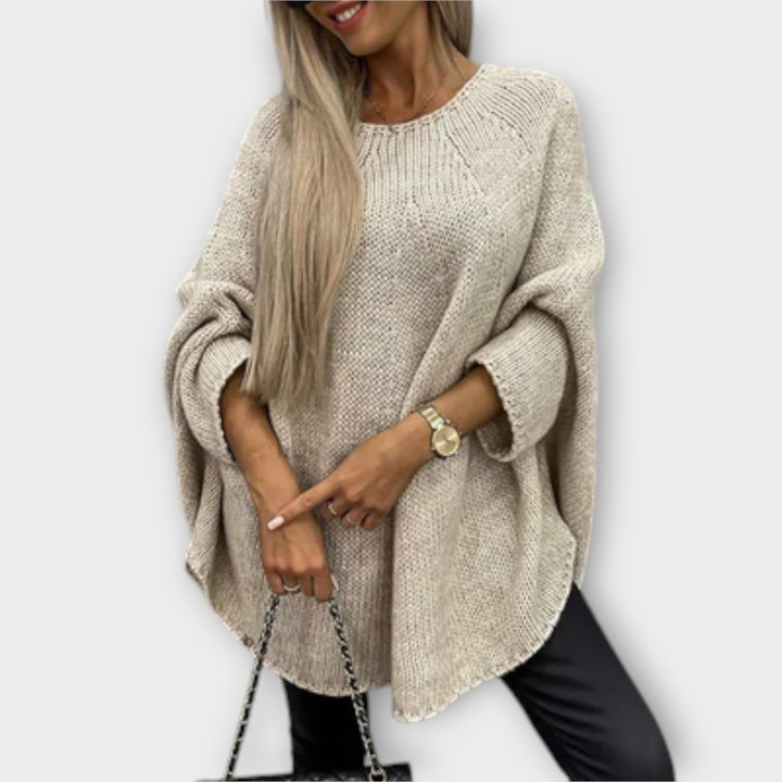 Isabel - Elegant kvindepullover med rund hals