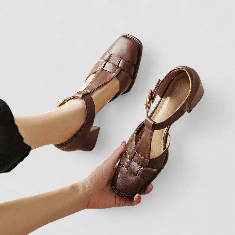 Scarlett – Ortopædisk T-Strop Blokhæle