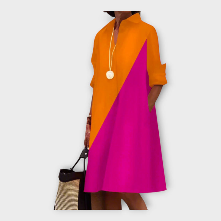 Elegant Polo Kjole i Premium Stof