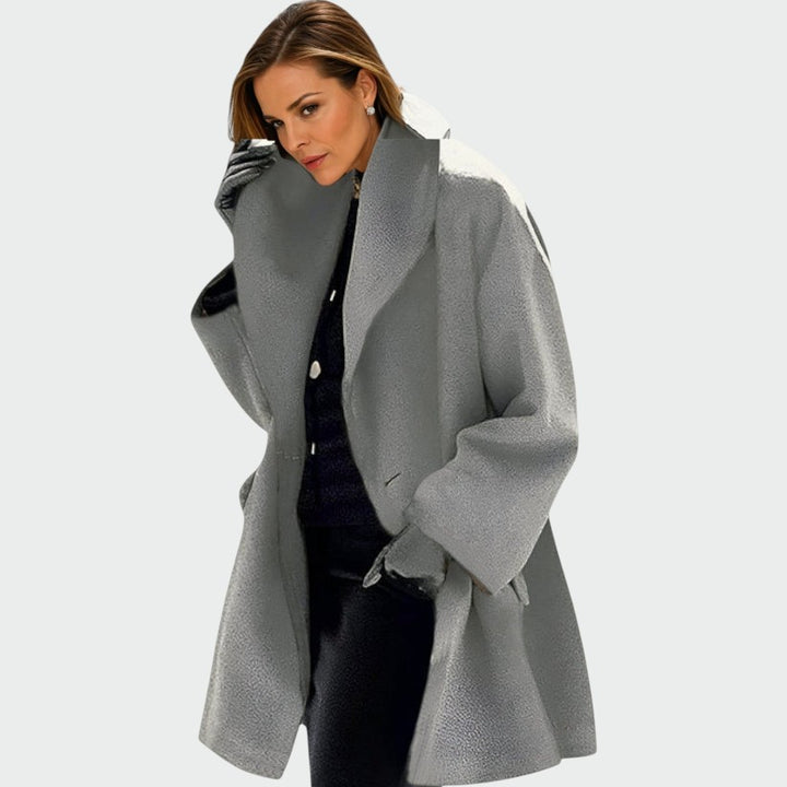 Alma - Elegant uldfrakke til efterår og vinter