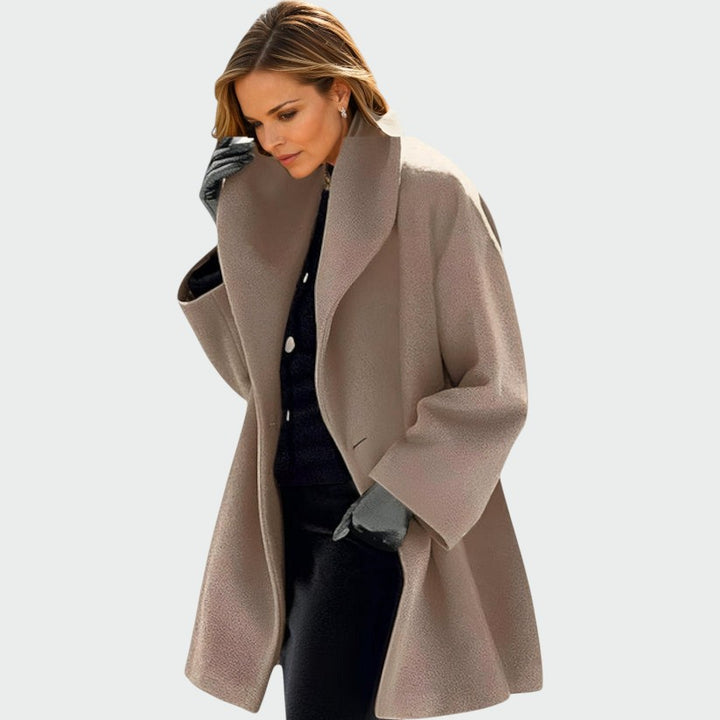 Alma - Elegant uldfrakke til efterår og vinter