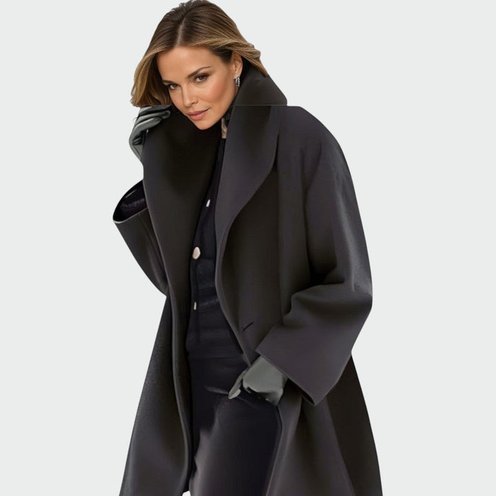 Alma - Elegant uldfrakke til efterår og vinter