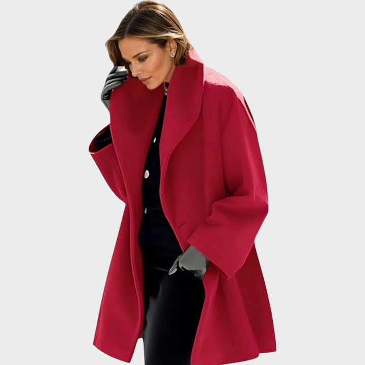 Alma - Elegant uldfrakke til efterår og vinter