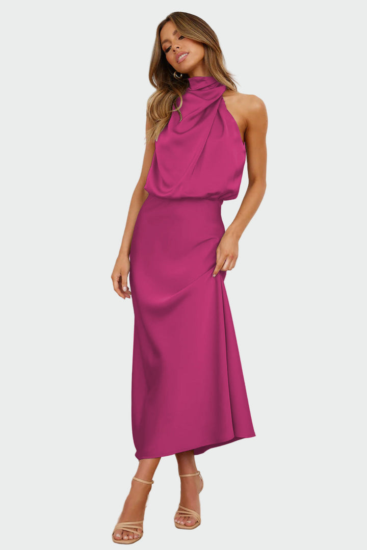 Elegant kjole med åben ryg