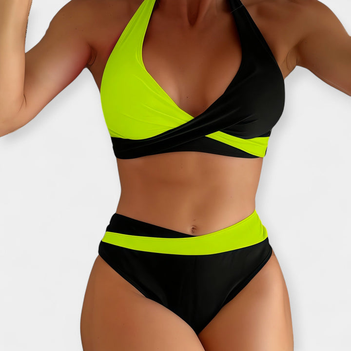 Bikini med Kryds Hals