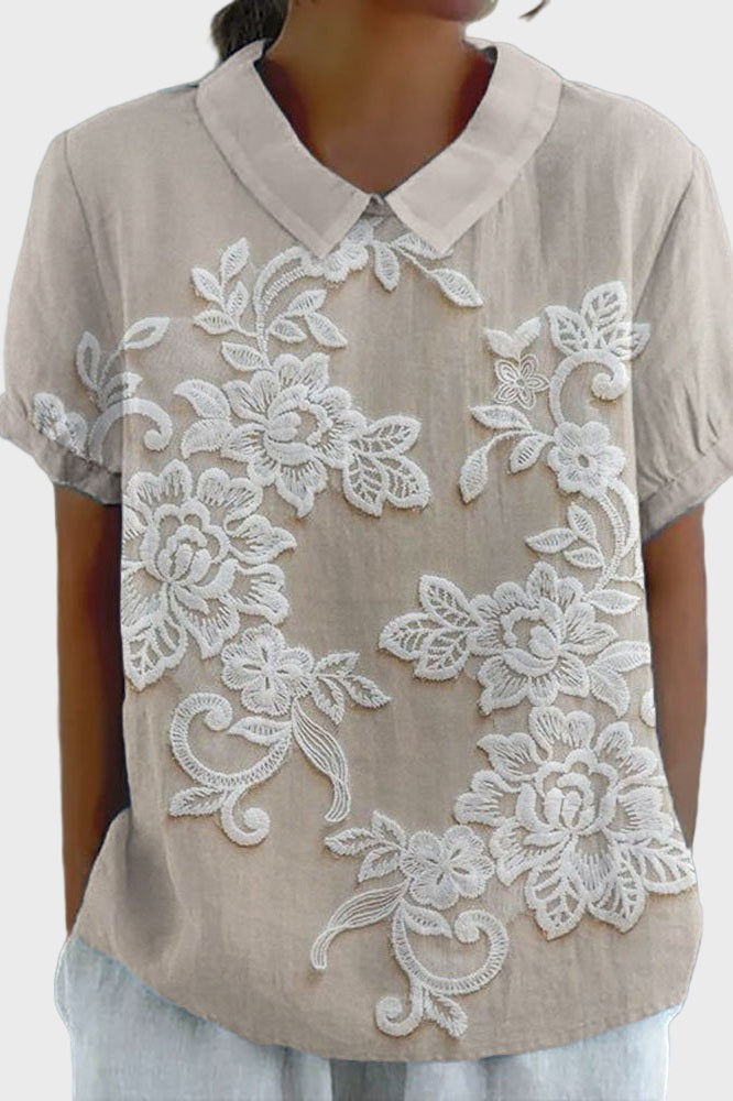Bluse med Krave Lily