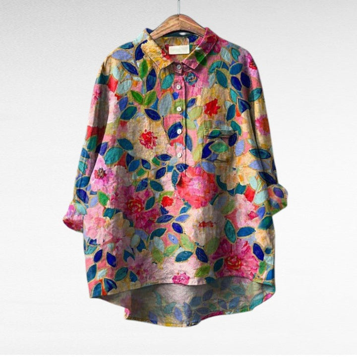 Klassisk Blomstret Bluser