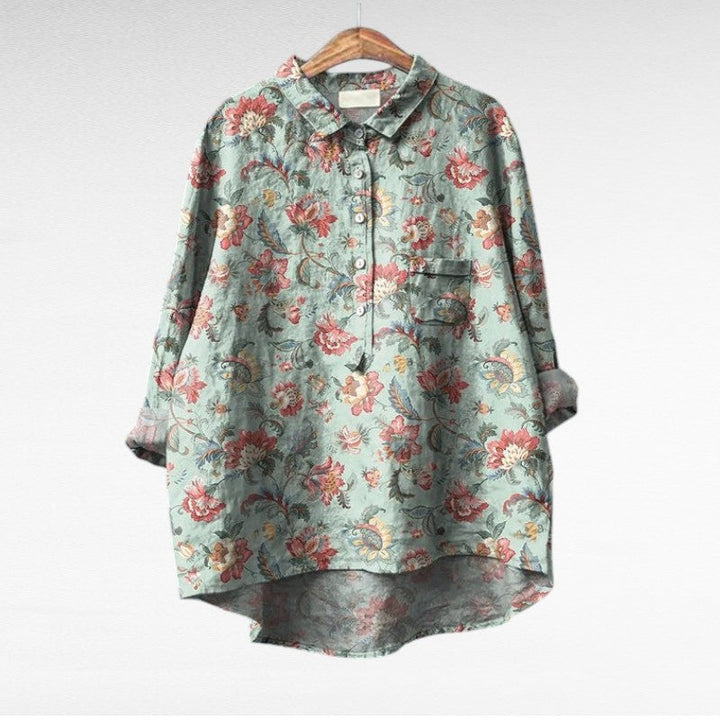 Klassisk Blomstret Bluser
