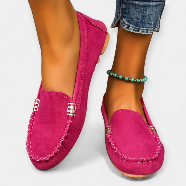 Loafers med Metal Detaljer