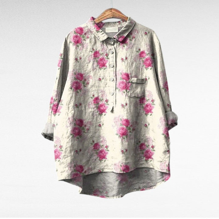 Klassisk Blomstret Bluser