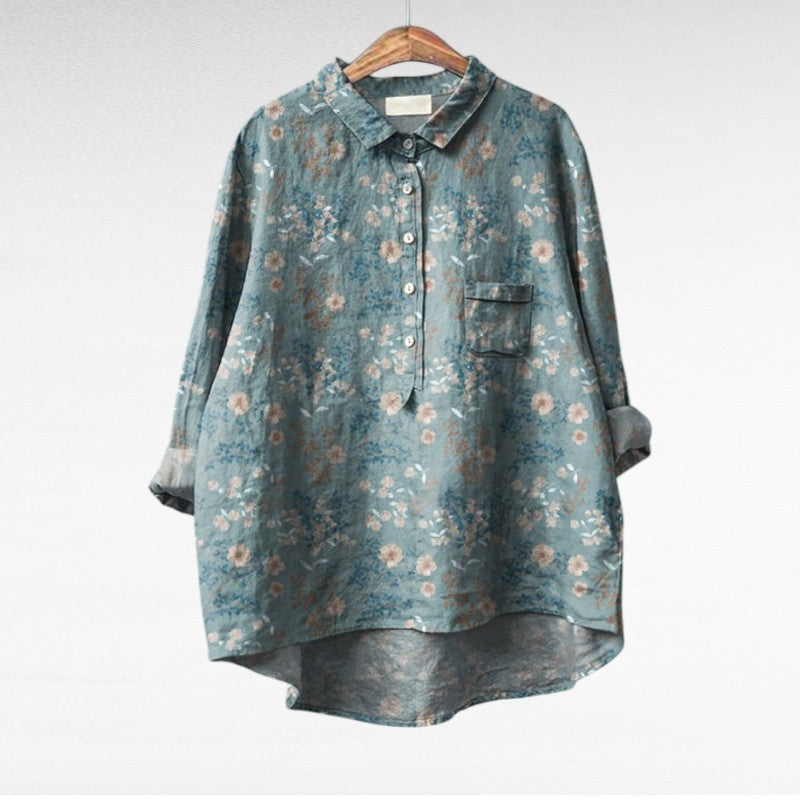 Klassisk Blomstret Bluser