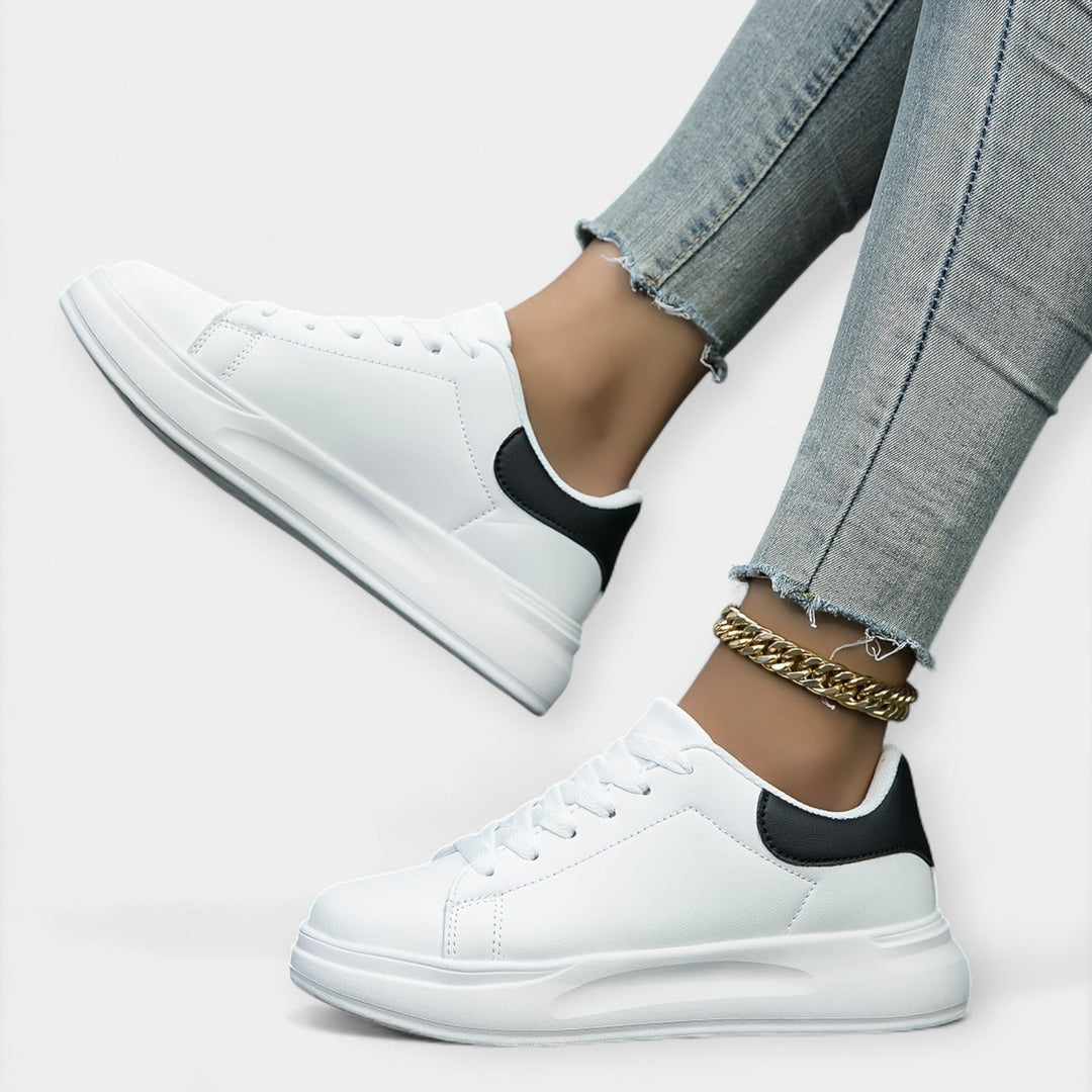 Hvide Læder Sneakers