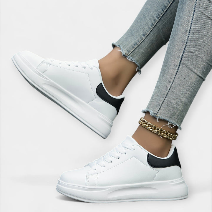 Hvide Læder Sneakers