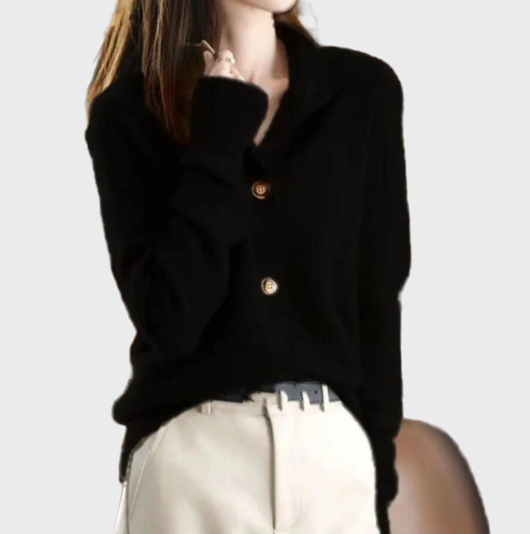 Elegant og Komfortabel Strikket Vest