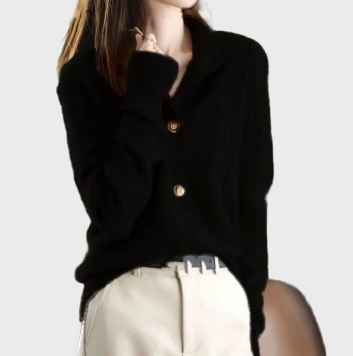 Elegant og Komfortabel Strikket Vest
