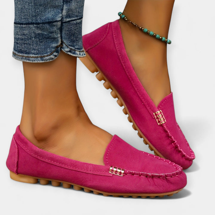 Loafers med Metal Detaljer
