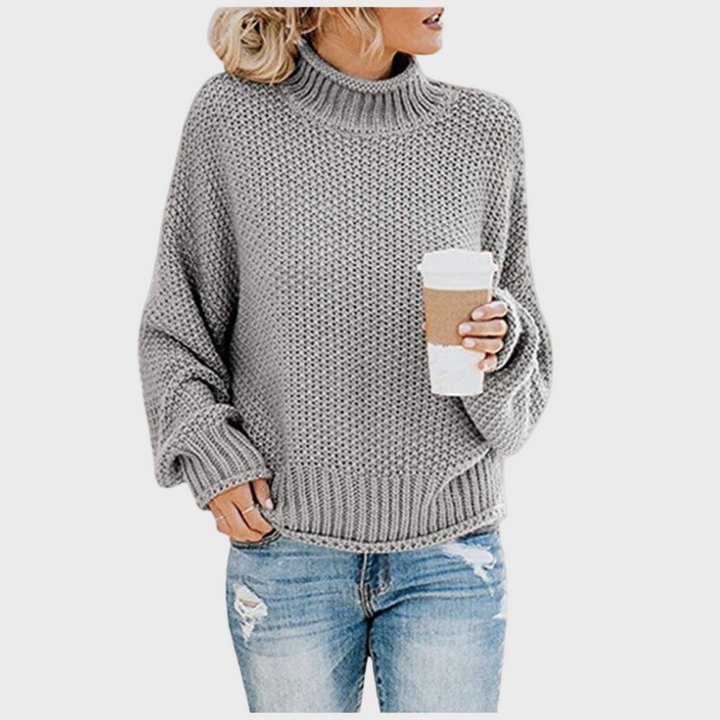Strikket Turtleneck til Daglig Brug