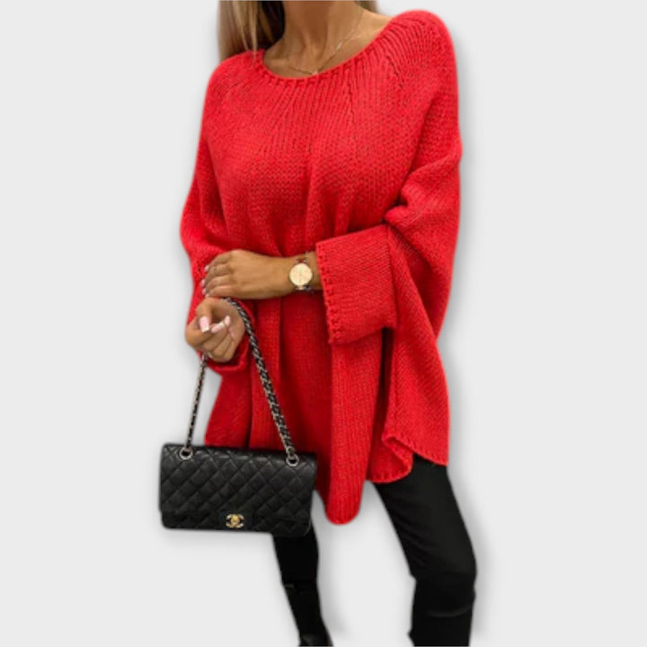Isabel - Elegant kvindepullover med rund hals