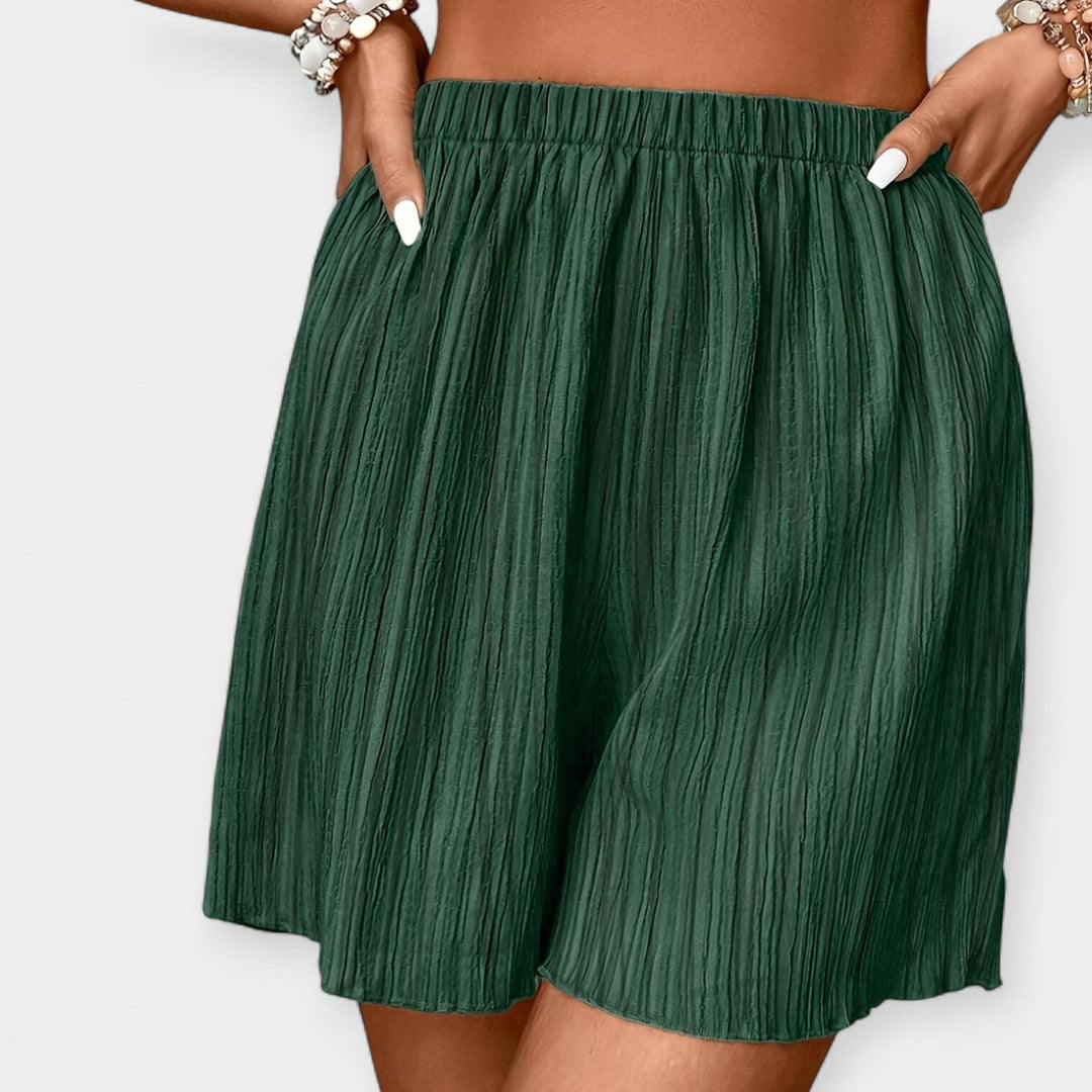 Stilfulde Shorts med Plisseringer