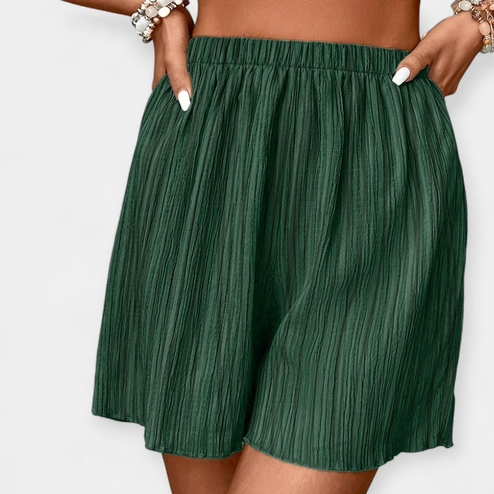 Stilfulde Shorts med Plisseringer