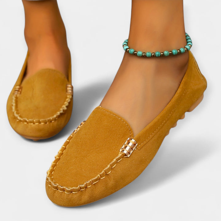 Loafers med Metal Detaljer