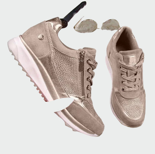 Behagelige Klassiske Orthopædiske Sneakers med Blød Sål