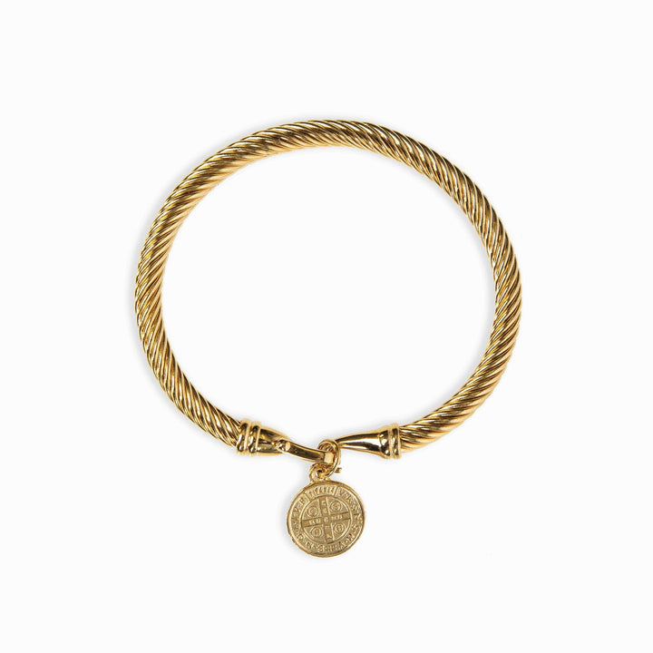 Guldbelagt Armbånd med Møntdesign 