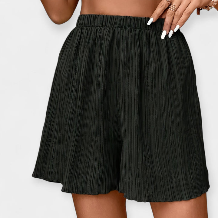 Stilfulde Shorts med Plisseringer