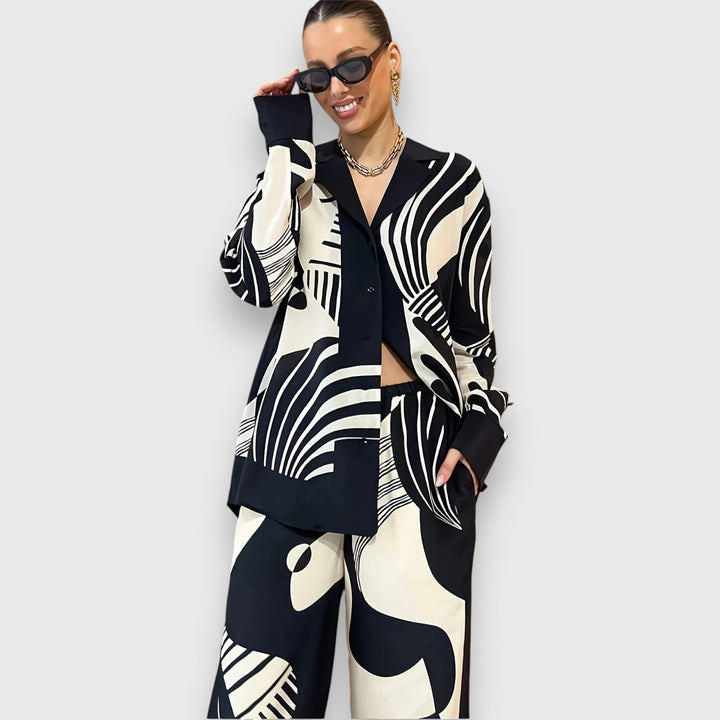 Sæt med To Delene med Elegant Geometrisk Design